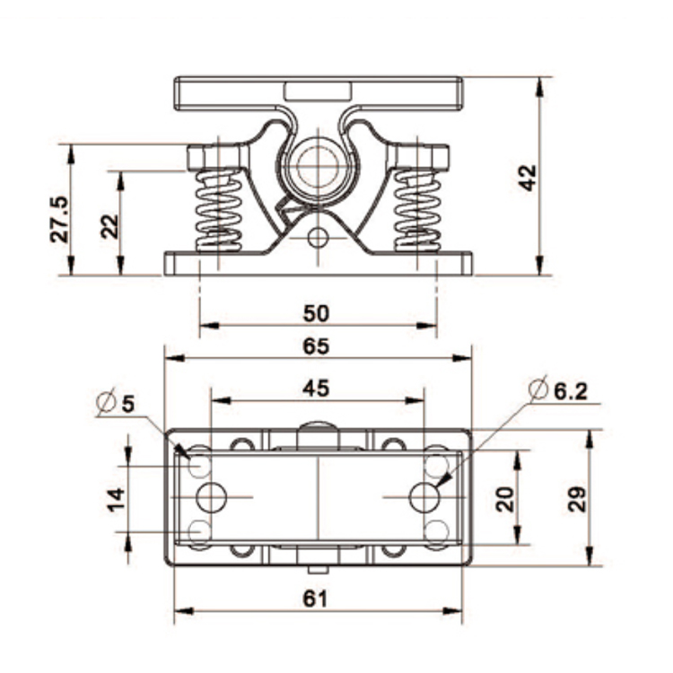 Inaedificata Gravis Officium Plug Fibula-C9301-5