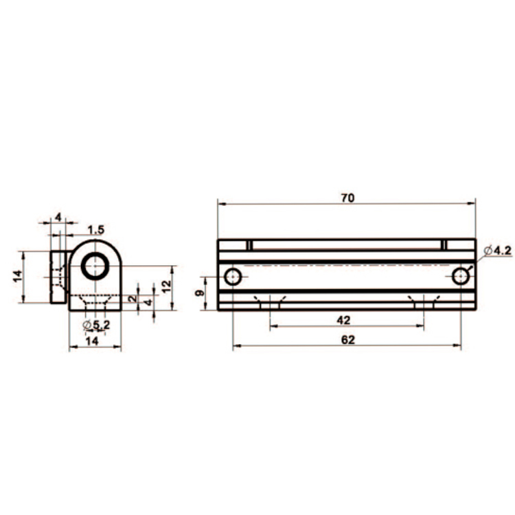 Frame Door Right-Angle Scaldder Adscendens Hinge-B2209-4