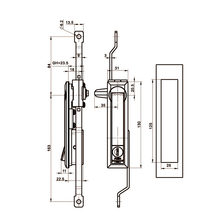Press REPENTE Rocker Lock-A8001