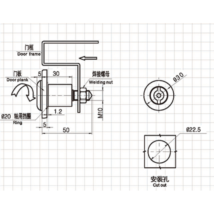 Instrumentum Type Cassette stupra tensio sursum-A6054