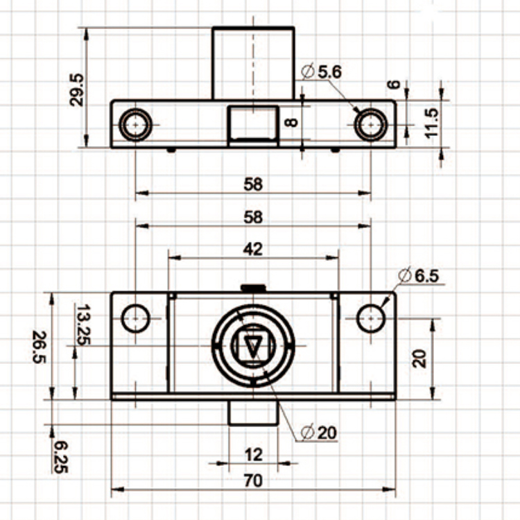 Dis-Type Lingua Lock-A6221