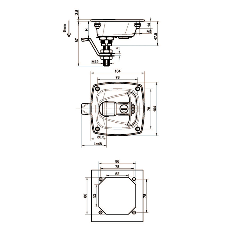 Panel Type T palpate Cogo Lok-A7881-2